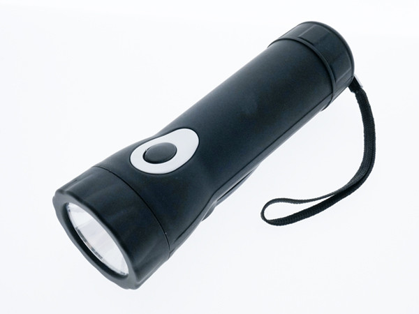 0.5W LED 다이너모 수동 크랜크 플래쉬 등 접촉 검정 색깔 조명 기능